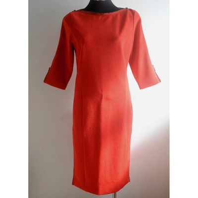 Pre-owned Amanda Wakeley Red Wool Dress