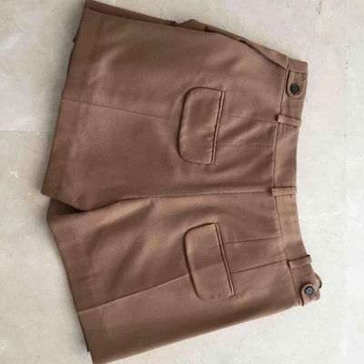 Pre-owned Carven Beige Wool Shorts
