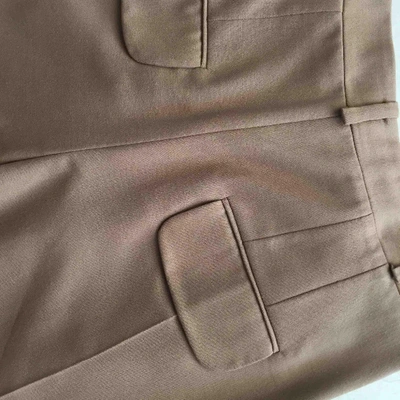 Pre-owned Carven Beige Wool Shorts