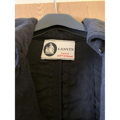 Pre-owned Lanvin Black Wool Jacket
