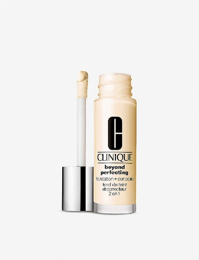 Clinique Beyond Perfecting Foundation And Concealer 30ml In Wn 01 Flax
