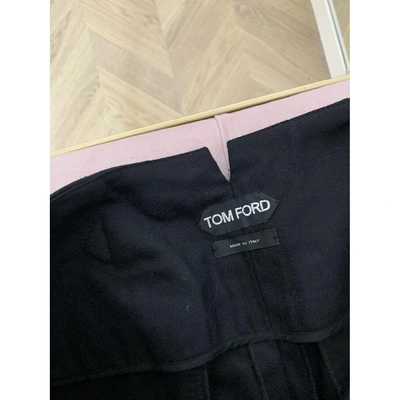 Pre-owned Tom Ford Trousers In Black