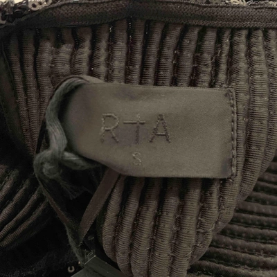 Pre-owned Rta Black Polyester Top