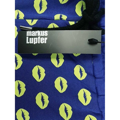 Pre-owned Markus Lupfer Blue Cotton Shorts