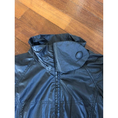 Pre-owned Geospirit Trench Coat In Anthracite