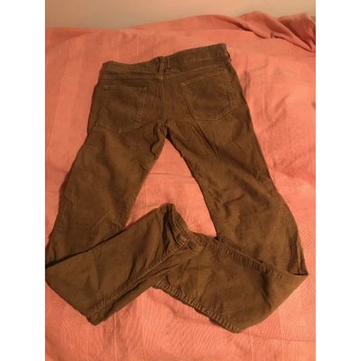 Pre-owned Isabel Marant Étoile Slim Jeans In Green