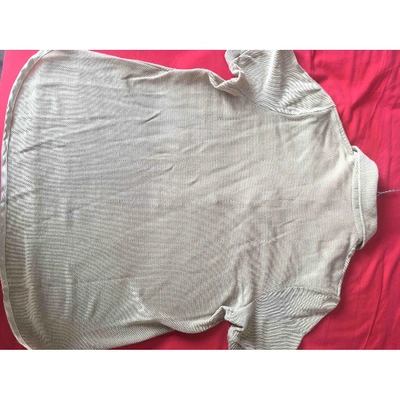 Pre-owned Malo Beige Cotton Top