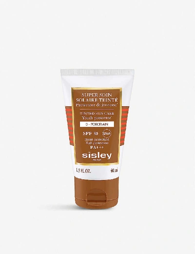 Shop Sisley Paris Tinted Spf30 Sun Care Cream 40ml In Porcelain