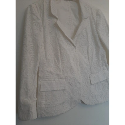 Pre-owned Alberta Ferretti Ecru Cotton Jacket