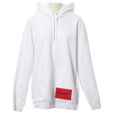 Pre-owned Calvin Klein Sweatshirt In White