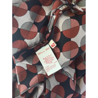 Pre-owned Marni Red Silk Shorts