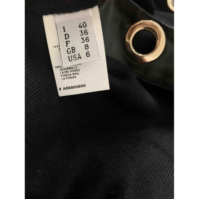 Pre-owned Moschino Black Wool  Top