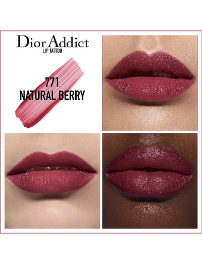 Shop Dior Addict Lip Tattoo In Natural Berry