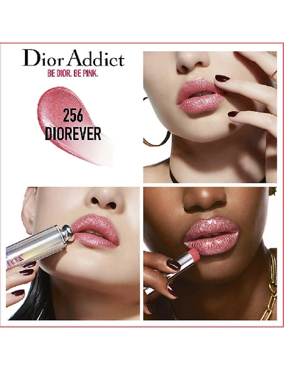 Shop Dior Addict Stellar Shine Lipstick 3.5g In 256