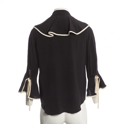 Pre-owned Chloé Silk Blouse In Black