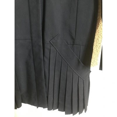 Pre-owned Miu Miu Coat In Black