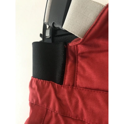 Pre-owned Napapijri Red Trousers