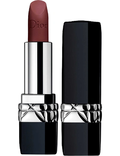 Shop Dior Rouge  Extreme Matte Lipstick In Ambitious Matte