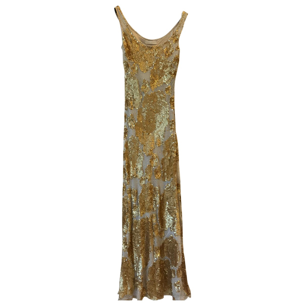 jenny packham gold dress