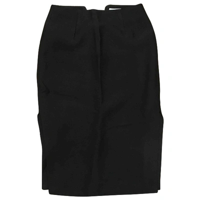 Pre-owned C/meo Collective Mid-length Skirt In Black