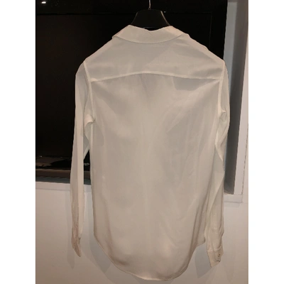 Pre-owned Saint Laurent White Silk  Top