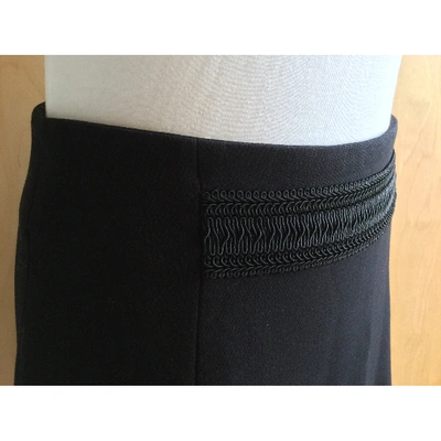 Pre-owned Claudie Pierlot Mini Skirt In Black