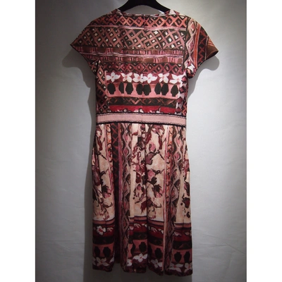 Pre-owned Alberta Ferretti Mid-length Dress In Red