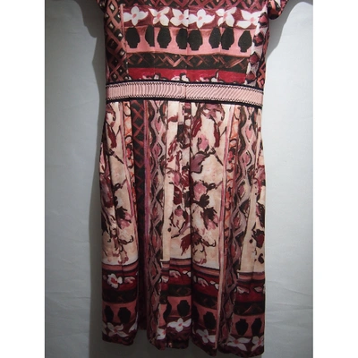 Pre-owned Alberta Ferretti Mid-length Dress In Red