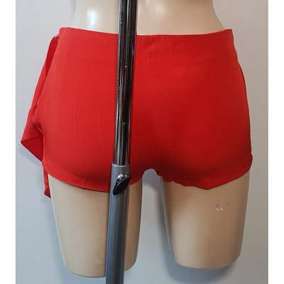 Pre-owned Vanessa Bruno Red Synthetic Shorts