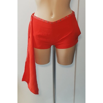 Pre-owned Vanessa Bruno Red Synthetic Shorts