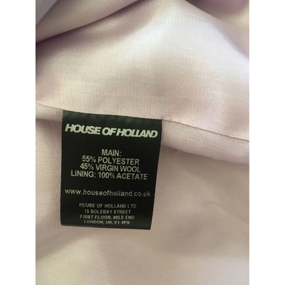 Pre-owned House Of Holland Purple Wool Jacket