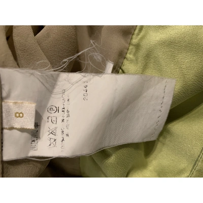 Pre-owned Valentino Beige Linen Dress