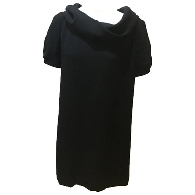 Pre-owned Loewe Black Silk Dresses