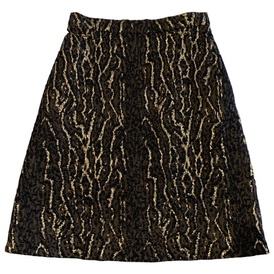 Pre-owned Rochas Mid-length Skirt In Brown