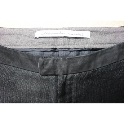 Pre-owned Alessandra Marchi Black Trousers