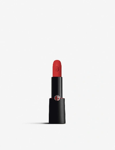 Shop Giorgio Armani Rouge D'armani Matte Lipstick 4g In 401