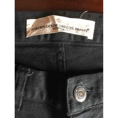 Pre-owned Golden Goose Straight Pants In Black