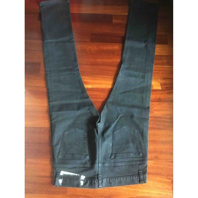 Pre-owned Golden Goose Straight Pants In Black
