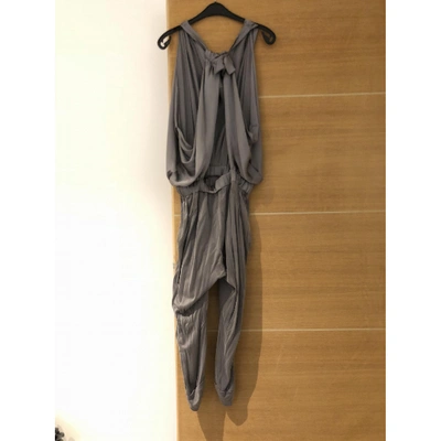 Pre-owned Pinko Grey Jumpsuit