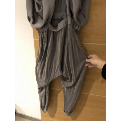 Pre-owned Pinko Grey Jumpsuit