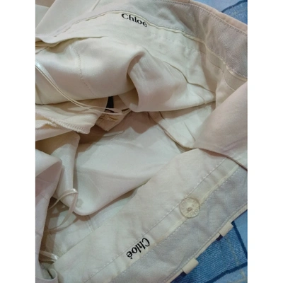 Pre-owned Chloé Trousers