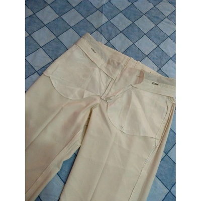 Pre-owned Chloé Trousers
