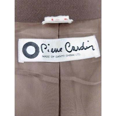 Pre-owned Pierre Cardin Coat In Brown