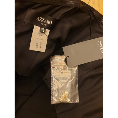 Pre-owned Azzaro Maxi Dress In Black