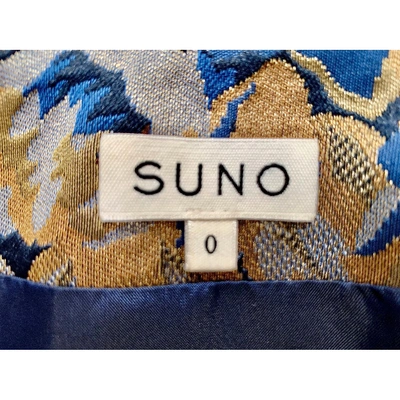 Pre-owned Suno Mini Skirt In Multicolour