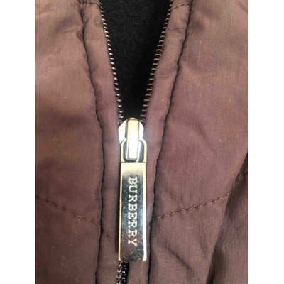 Pre-owned Burberry Jacket In Brown