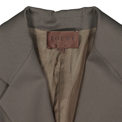 Pre-owned Loewe Khaki Wool Jacket