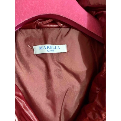 Pre-owned Marella Burgundy Coat