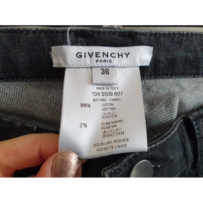Pre-owned Givenchy Slim Jeans In Grey