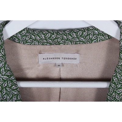 Pre-owned Alexander Terekhov Green Silk Jacket